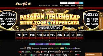 Id Slot 4D Promo Hari Ini